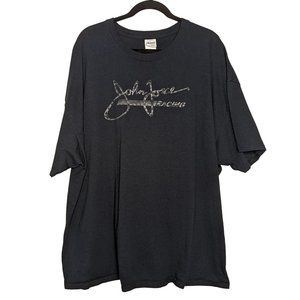 GILDAN Ultra Cotton John Force Racing Black silver short sleeve‎ T-Shirt 3XL